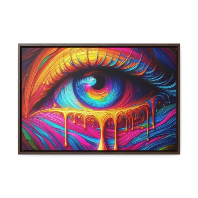 Painted Eye Gallery Canvas Wrap, Horizontal Frame - Image 61