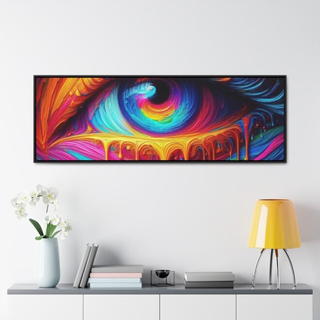 Painted Eye Gallery Canvas Wrap, Horizontal Frame - Image 124