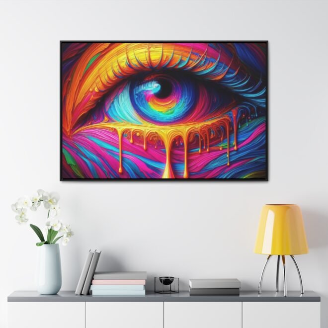 Painted Eye Gallery Canvas Wrap, Horizontal Frame - Image 132