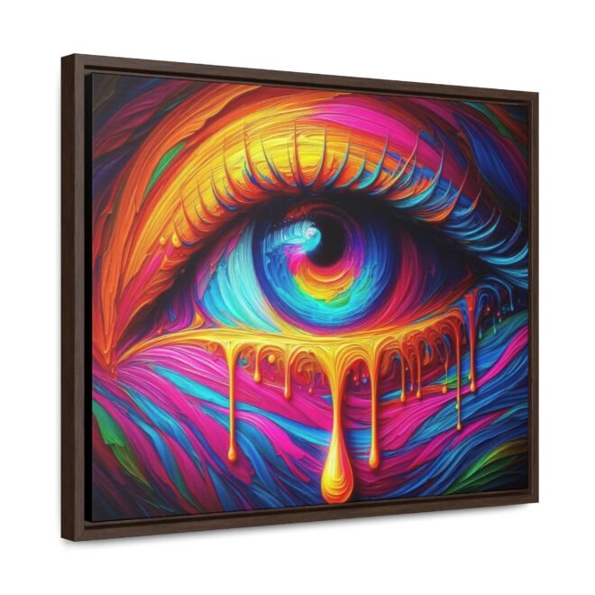 Painted Eye Gallery Canvas Wrap, Horizontal Frame - Image 54