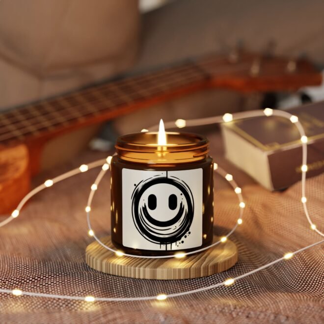 Scented Soy Candle (Multi-Size, Amber Jar) - Image 3