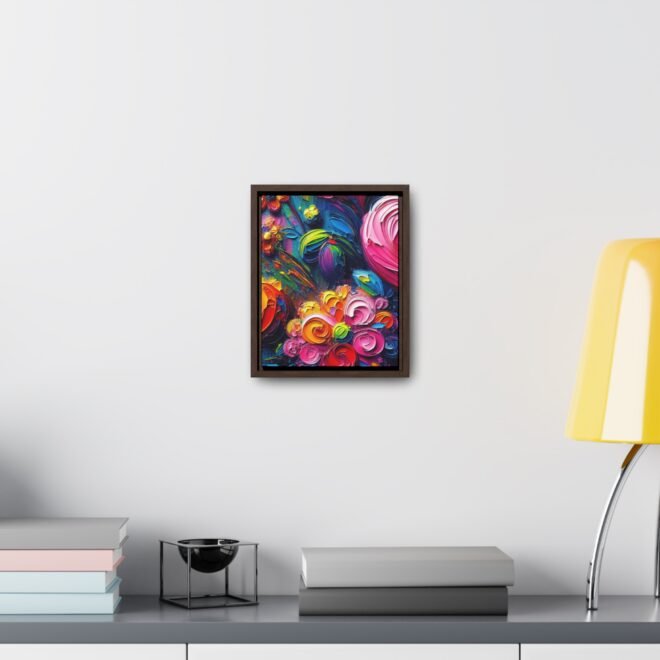Heart Flowers Gallery 100% Cotton Canvas Wraps with Frame - Image 16
