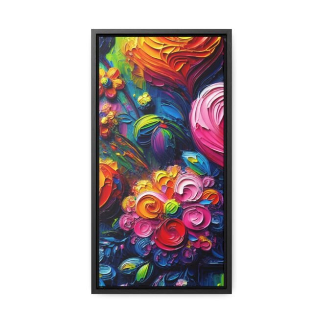 Heart Flowers Gallery 100% Cotton Canvas Wraps with Frame - Image 17