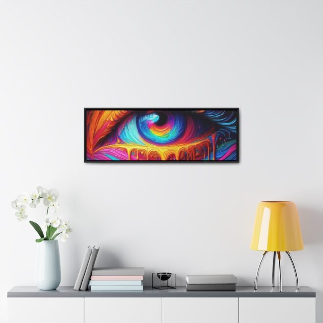 Painted Eye Gallery Canvas Wrap, Horizontal Frame - Image 100