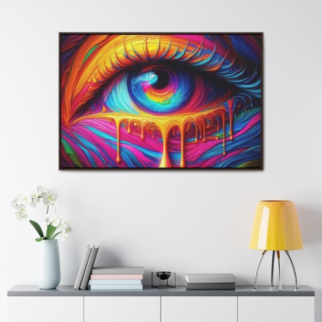 Painted Eye Gallery Canvas Wrap, Horizontal Frame - Image 136