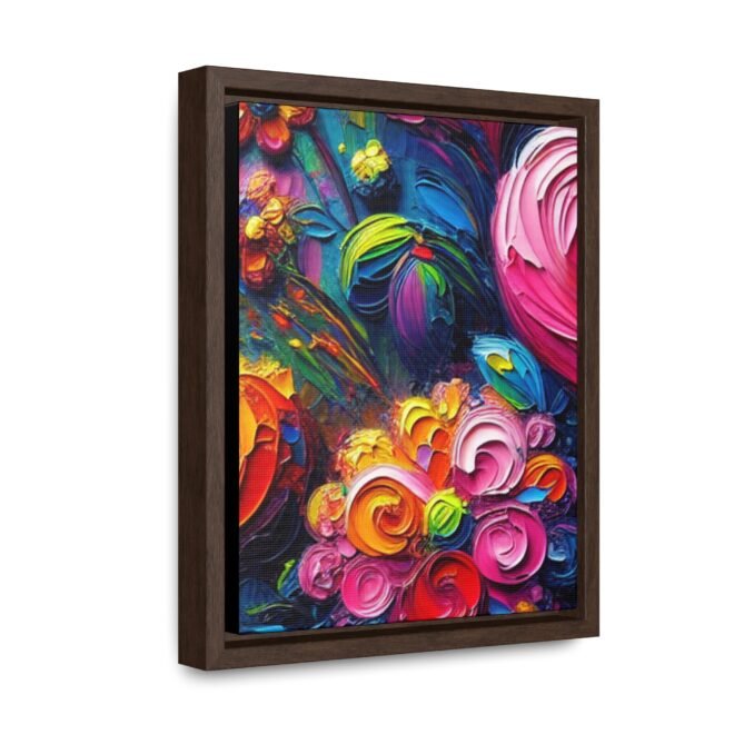 Heart Flowers Gallery 100% Cotton Canvas Wraps with Frame - Image 14