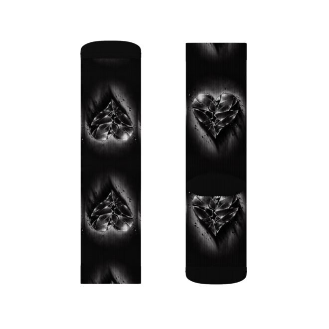 Broken Heart Sublimation Socks - Image 12