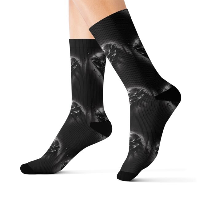 Broken Heart Sublimation Socks
