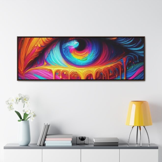 Painted Eye Gallery Canvas Wrap, Horizontal Frame - Image 128