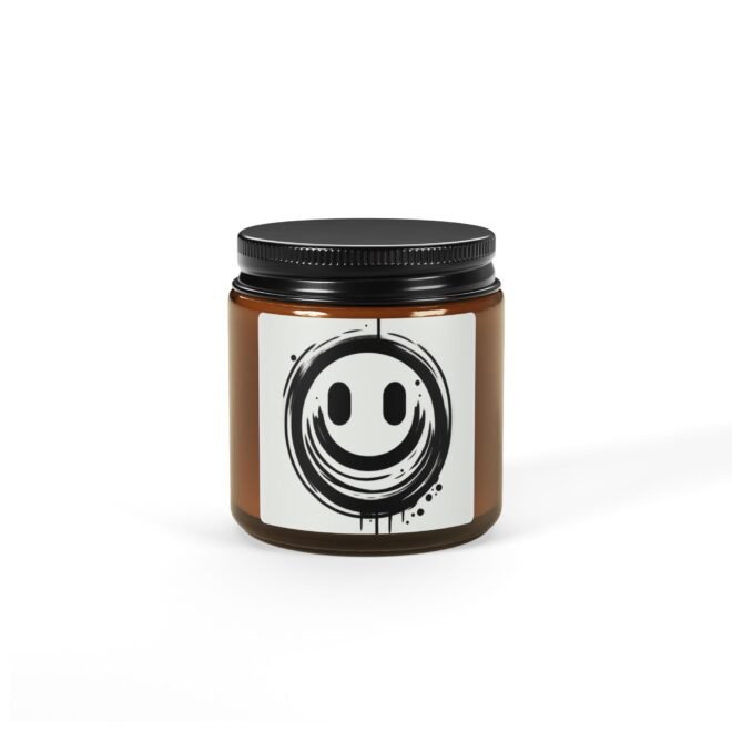 Scented Soy Candle (Multi-Size, Amber Jar)