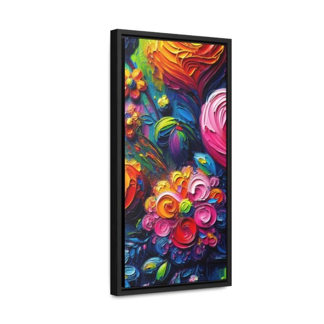 Heart Flowers Gallery 100% Cotton Canvas Wraps with Frame - Image 18