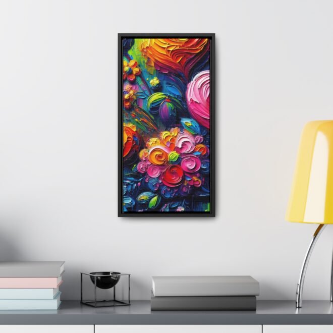 Heart Flowers Gallery 100% Cotton Canvas Wraps with Frame - Image 20